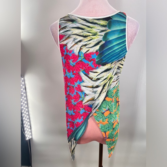 EUC Clover Canyon Multi Print Blouse - Picture 5 of 8